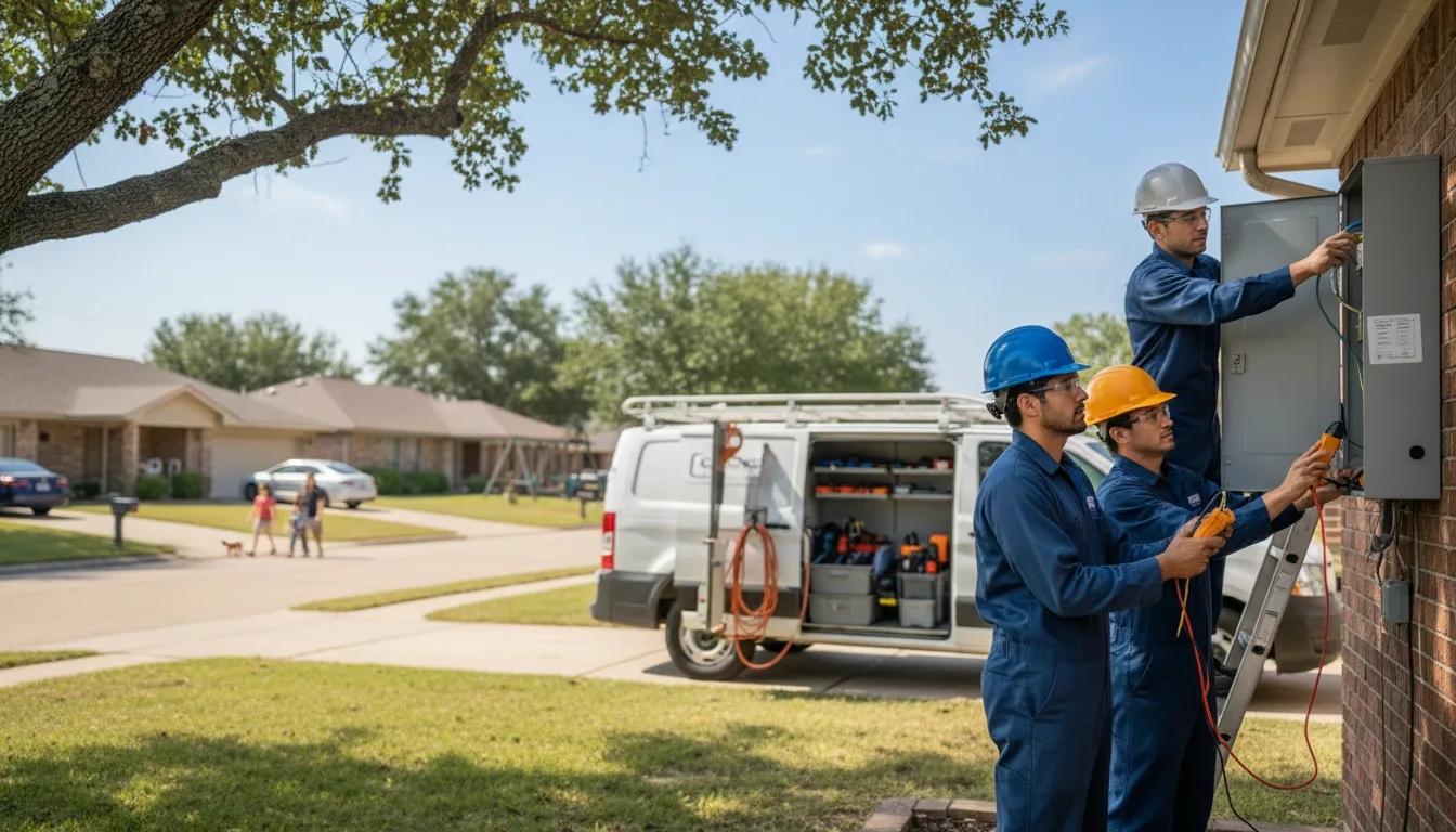 Certified electrician providing emergency electrical services in Noel, MO